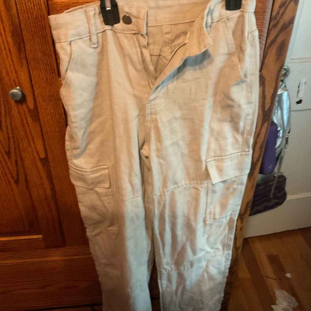 Grey cargo pants